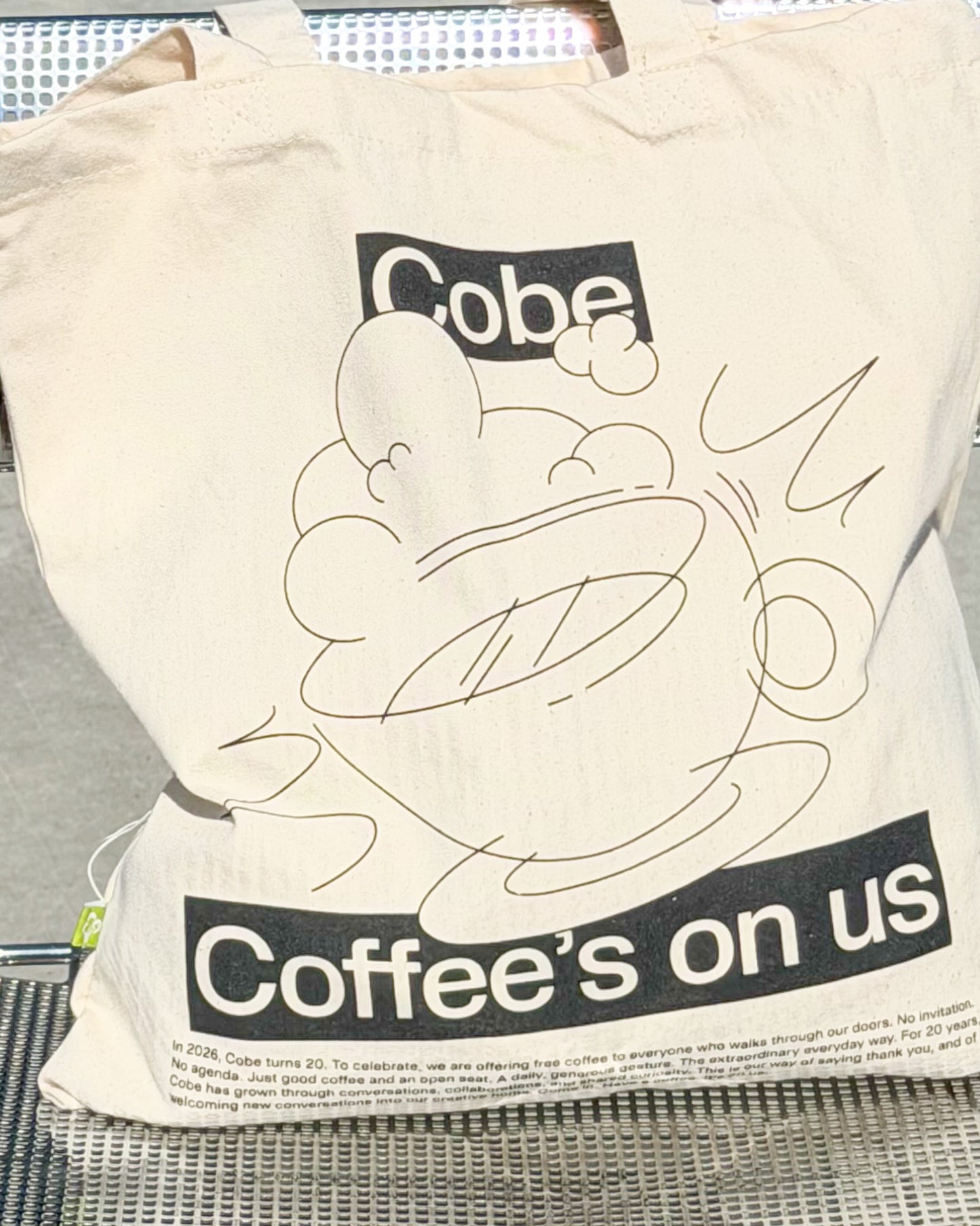 Tote Bag - Coffee's on us